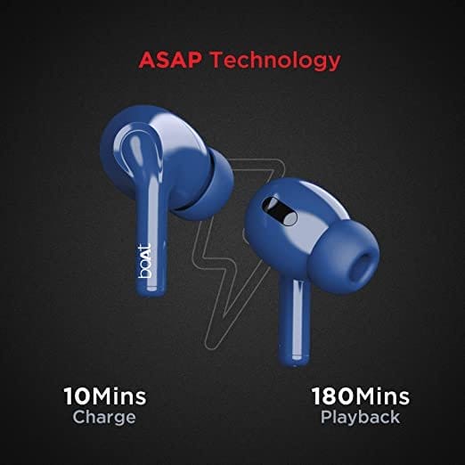 boAt Airdopes 161 In-Ear TWS Earbuds with ASAP Charge, Wireless (Refurbished)